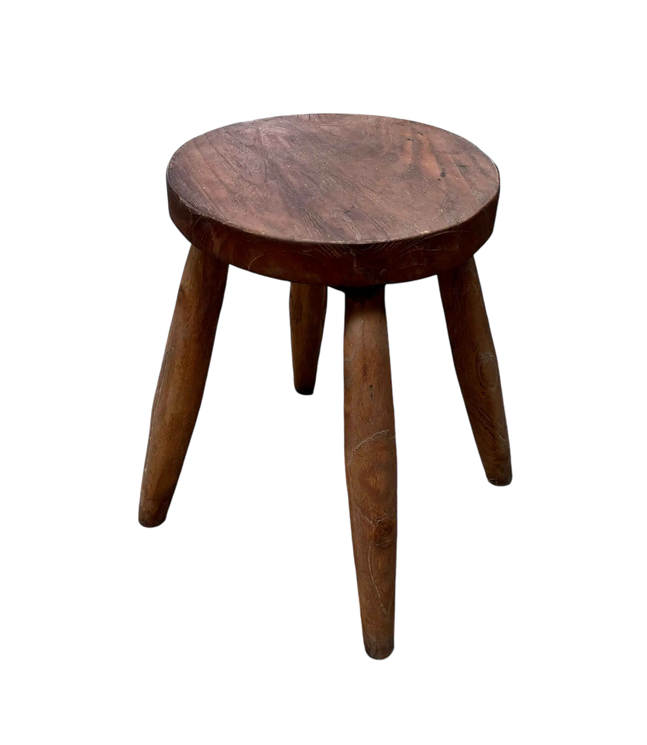 Wooden Round Four Legged Stool